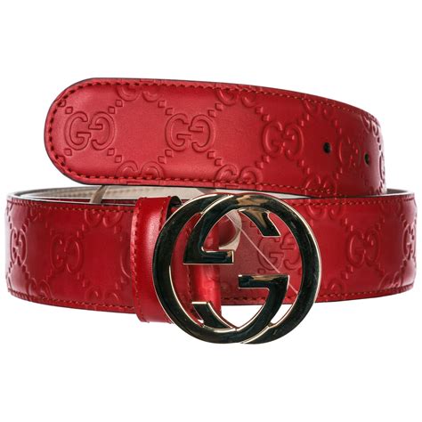 gucci vintage oval leather link belt|genuine leather Gucci belt men.